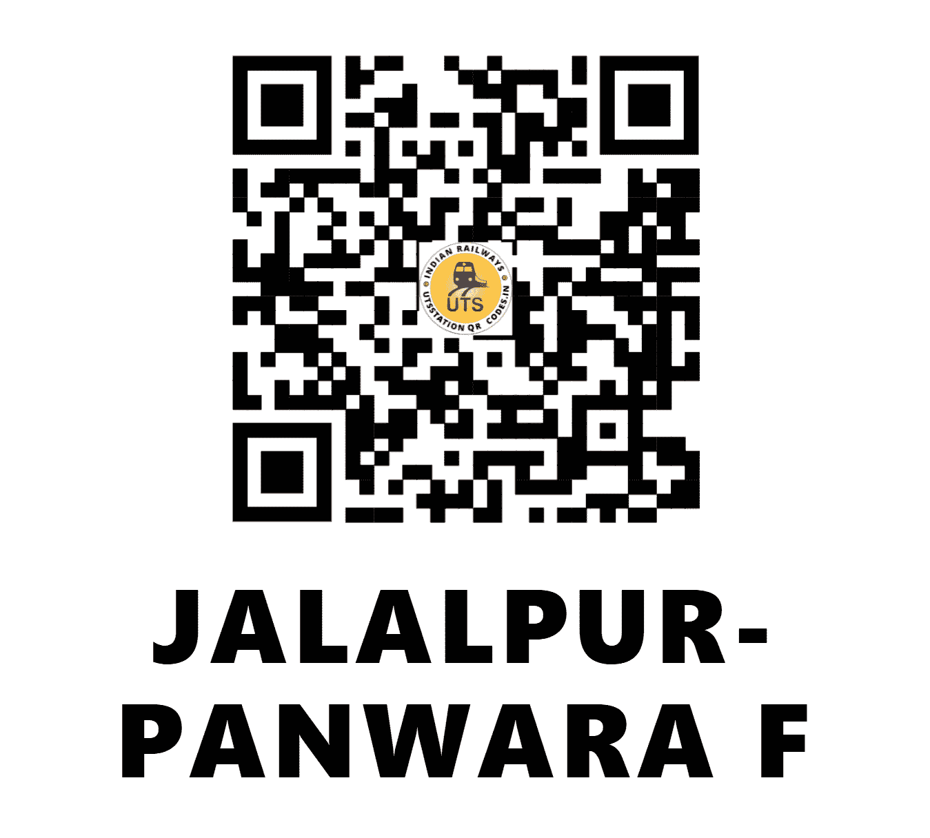 UTS QR Code for JALALPUR-PANWARA F - JPP - NE (UTTAR PRADESH)